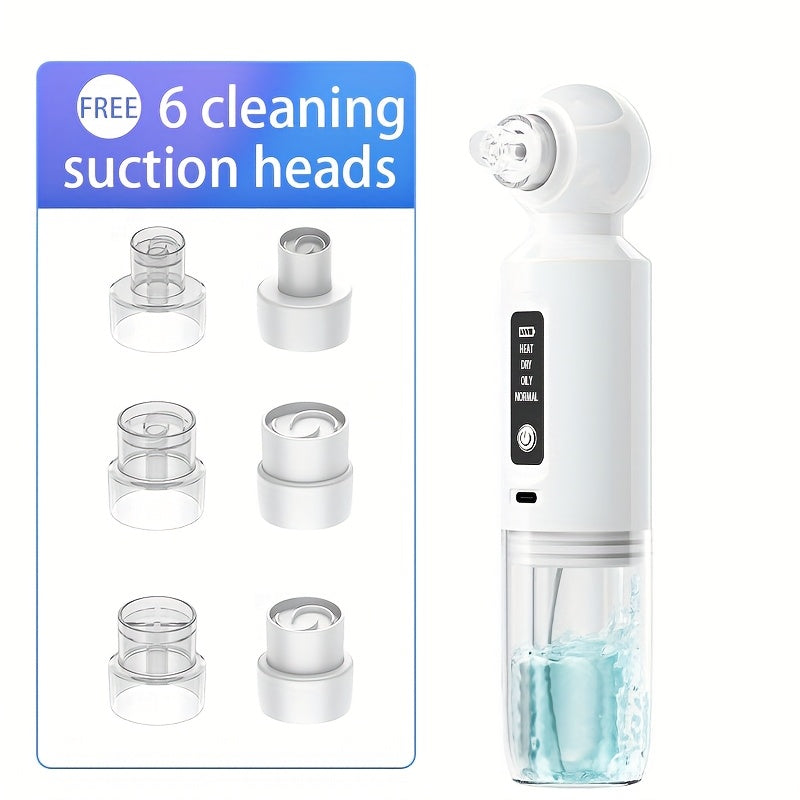 NNETM 6-Head Electric Blackhead Remover with Heating